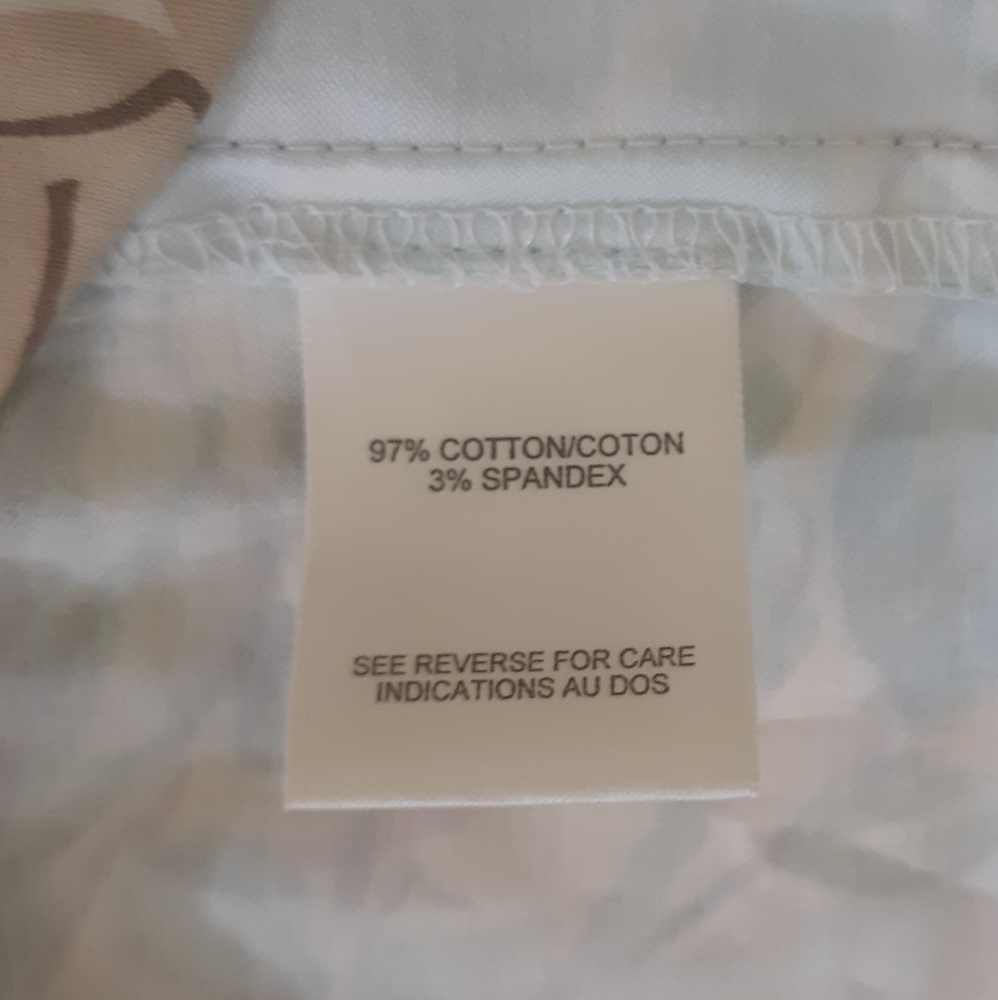 Talbots cotton Tropical Pencil skirt sz 8 *C4 - Picture 5 of 6